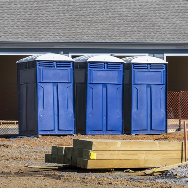 can i customize the exterior of the porta potties with my event logo or branding in Friendsville